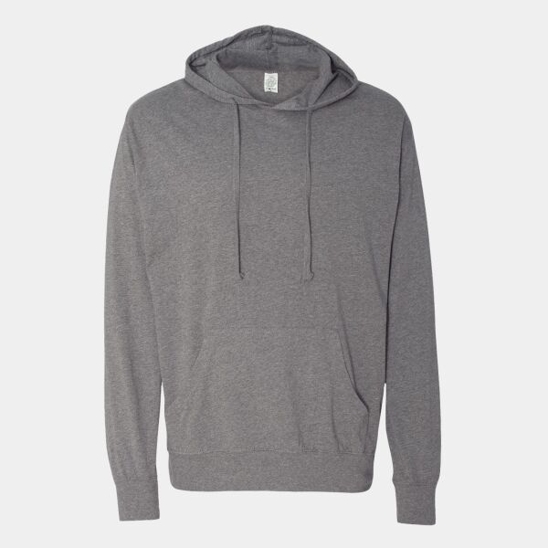 Unisex Lightweight Hooded Pullover T-Shirt Thumbnail