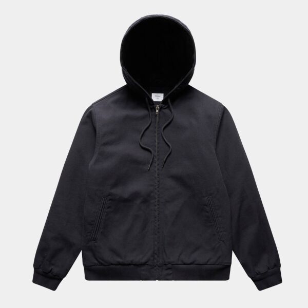 CANVAS BOMBER HOOD JACKET Thumbnail