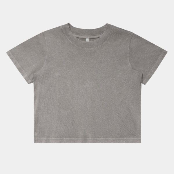 WOS STONE WASH HEAVY CROP Thumbnail