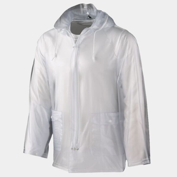 Men's Clear Hooded Rain Jacket Thumbnail