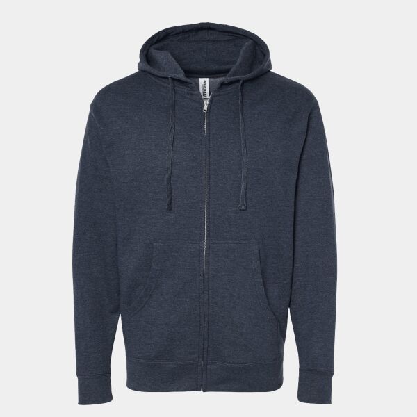 Midweight Full-Zip Hooded Sweatshirt Thumbnail