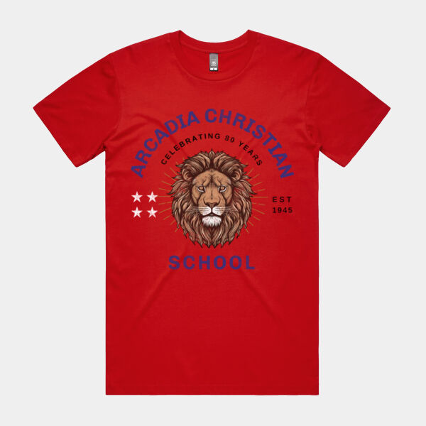 ACS 80th Anniversary 4 Star Tee Shirt - Adult Thumbnail